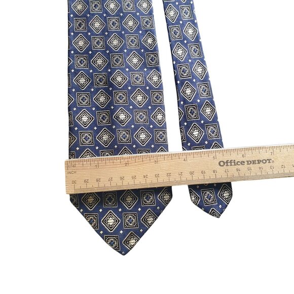 Vintage Nordstrom Silk Necktie Jacob Roberts Vintage Designer Office Dad Gift - Picture 3 of 5
